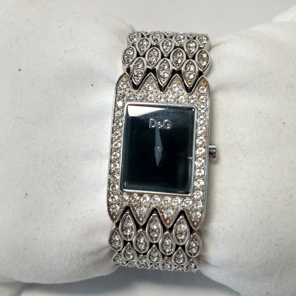 Dolce & Gabbana Sundown Ladies Stainless Steel Bracelet Stone Watch